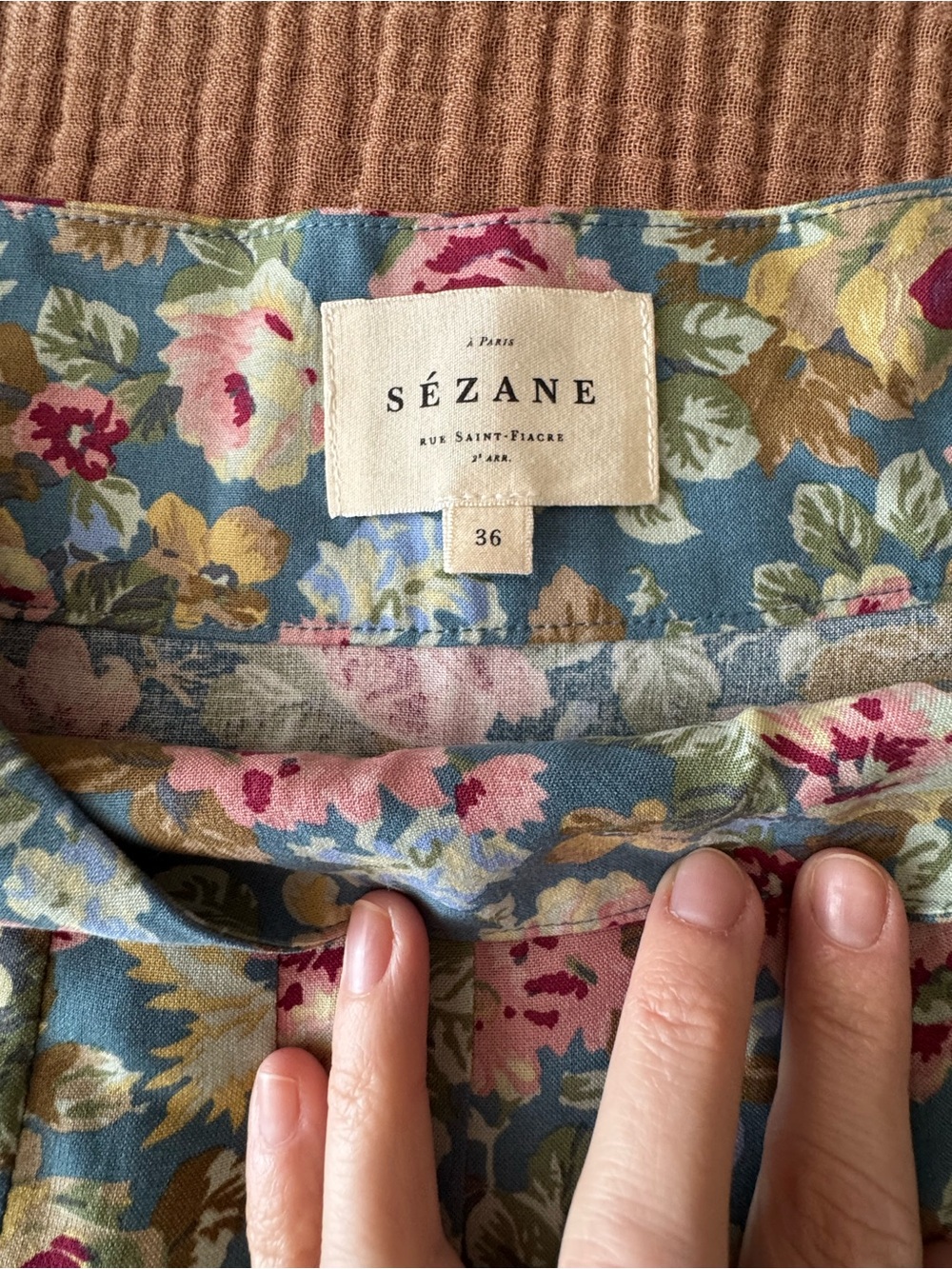 Sezane Jade Skirt Floral - Picture 6 of 12